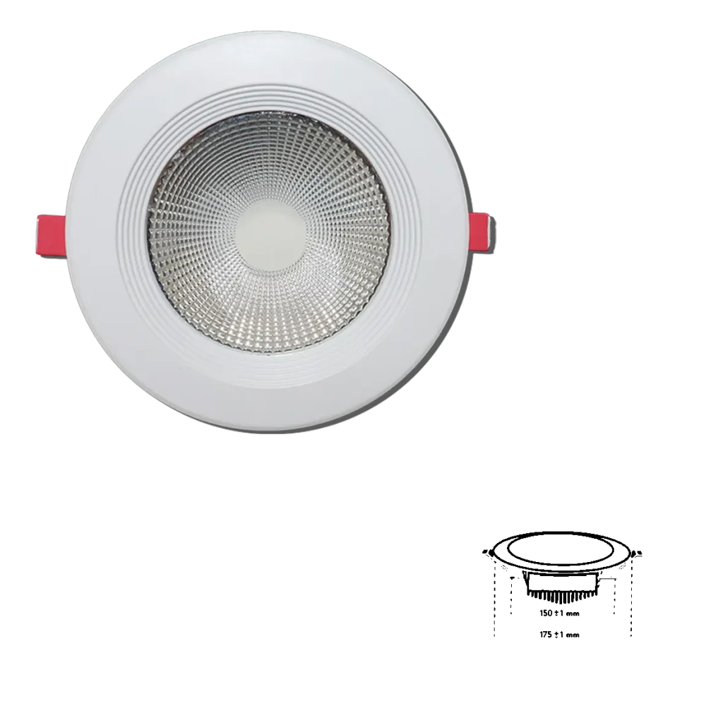 چراغ توکار COB ماهان 20 وات